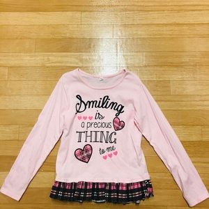 Japanese Pink Long Sleeve Shirt for Girls